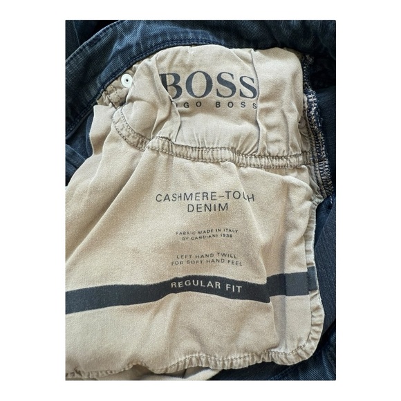 Hugo Boss Cashmere Touch Denim Blue Jeans - Size 36 X 34 - Picture 8 of 16